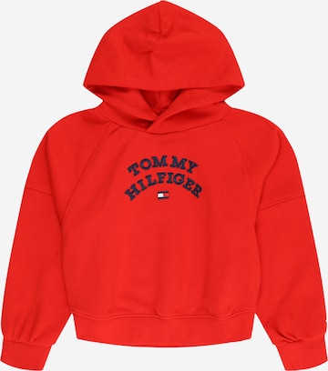 TOMMY HILFIGER - Sudadera en rojo: frente