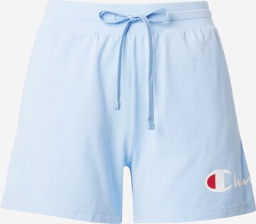 Champion Authentic Athletic Apparel Regular Shorts in Blau: predná strana