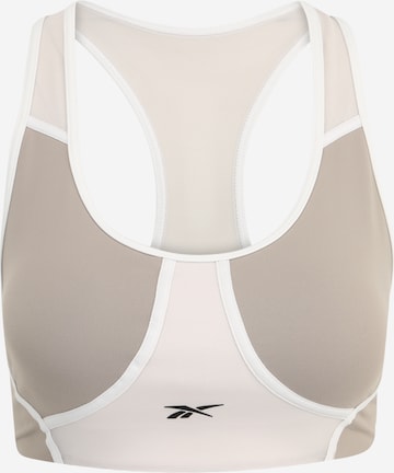 Soutien-gorge de sport Reebok en beige : devant