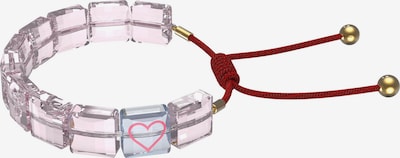 világoskék / arany / rózsaszín / piros Swarovski Karkötő 'Letra', Termék nézet