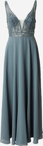 Laona Evening Dress in Blue: front