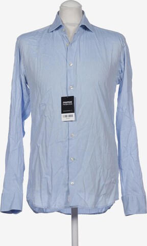 JAKE*S Button Up Shirt in M in Blue: front