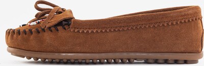 Minnetonka Moccasins 'Thunderbird' in Cognac / Red / Black / White, Item view