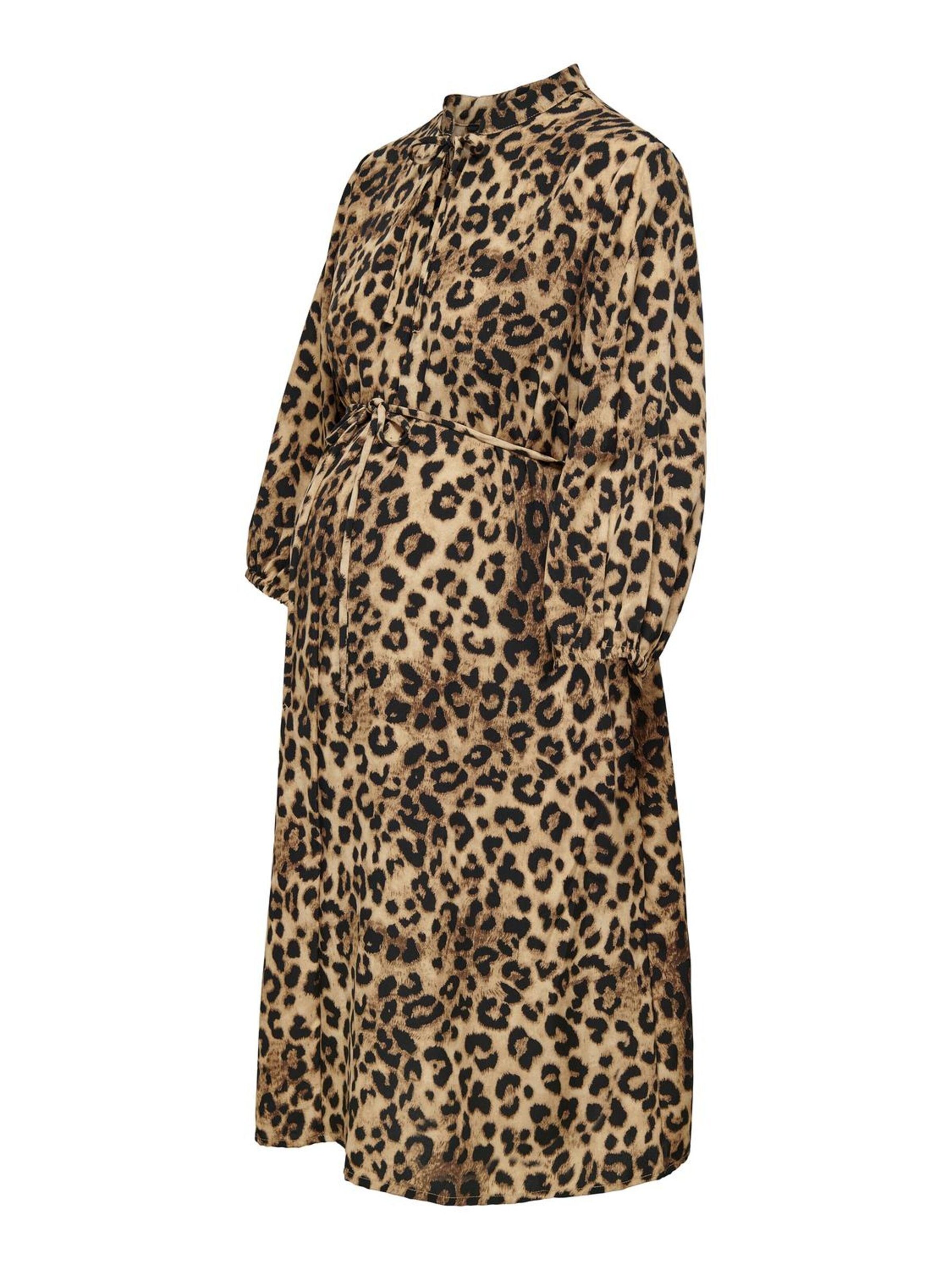 Only Maternity Dress in Beige: front