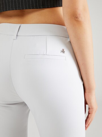 MOS MOSH Slim fit Pleat-front trousers in Grey