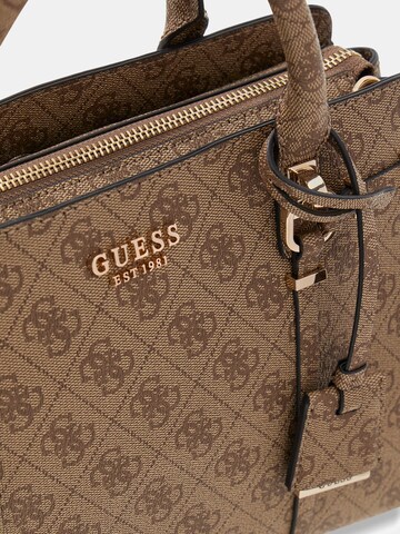 GUESSRučna torbica 'Leona' - smeđa boja