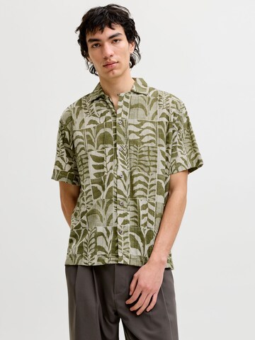 JACK & JONES Comfort fit Overhemd in Groen: voorkant