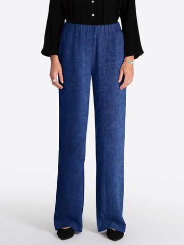 Jascha Stockholm Loosefit Hose in Blau: Vorderseite
