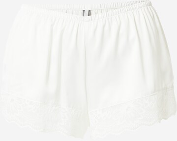 LingaDore Pyžamové kalhoty – bílá: přední strana