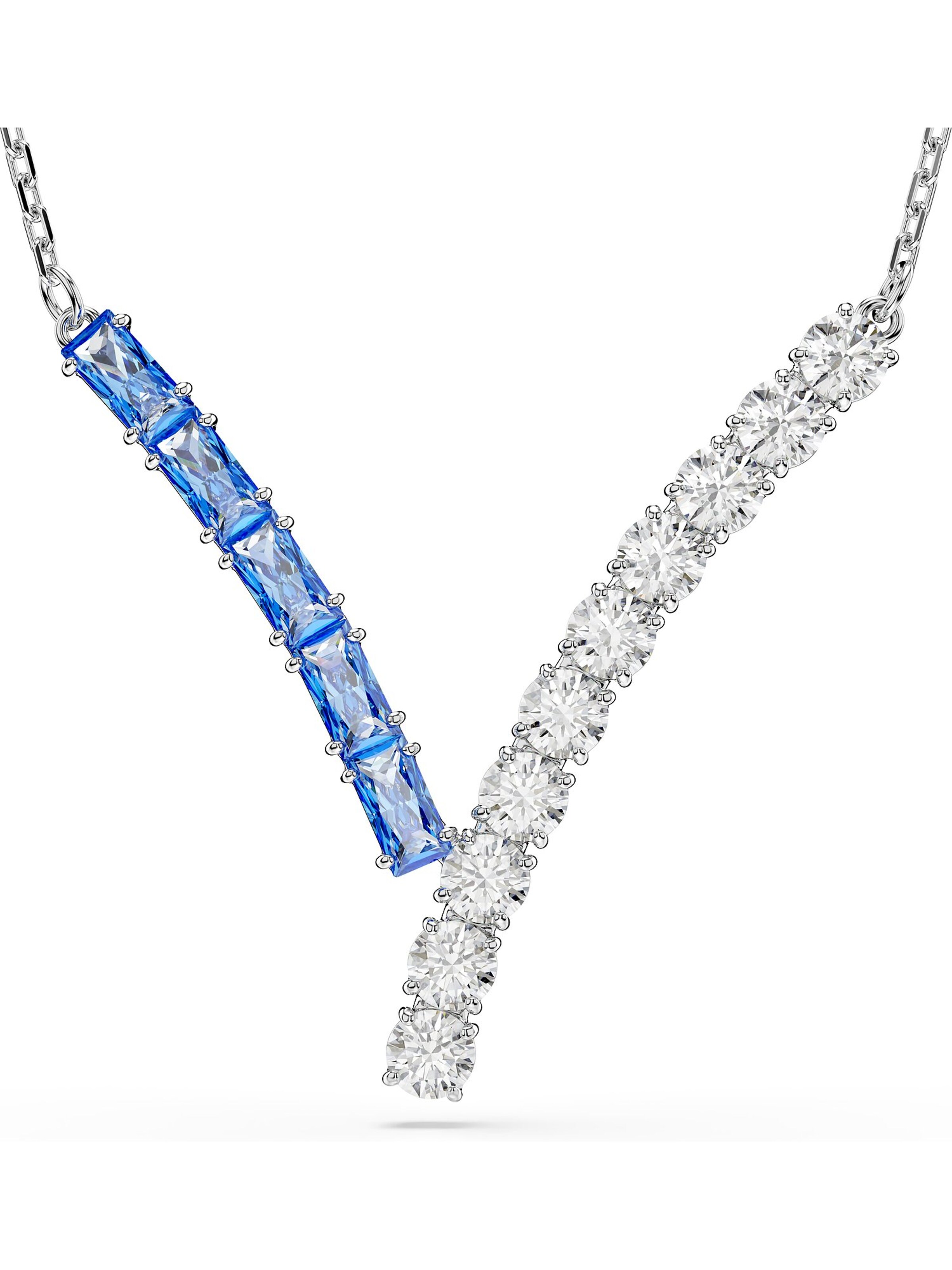 Swarovski Kette in Blau