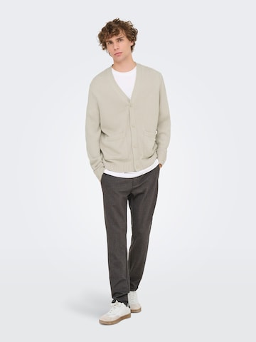 Only & Sons Cardigan 'MAJOR' i grå