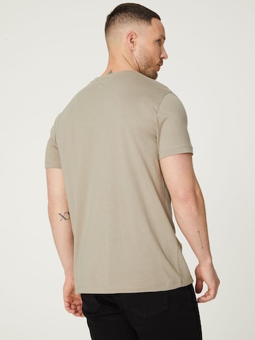 DAN FOX APPAREL Regular Fit T-Shirt 'Piet' in Grau