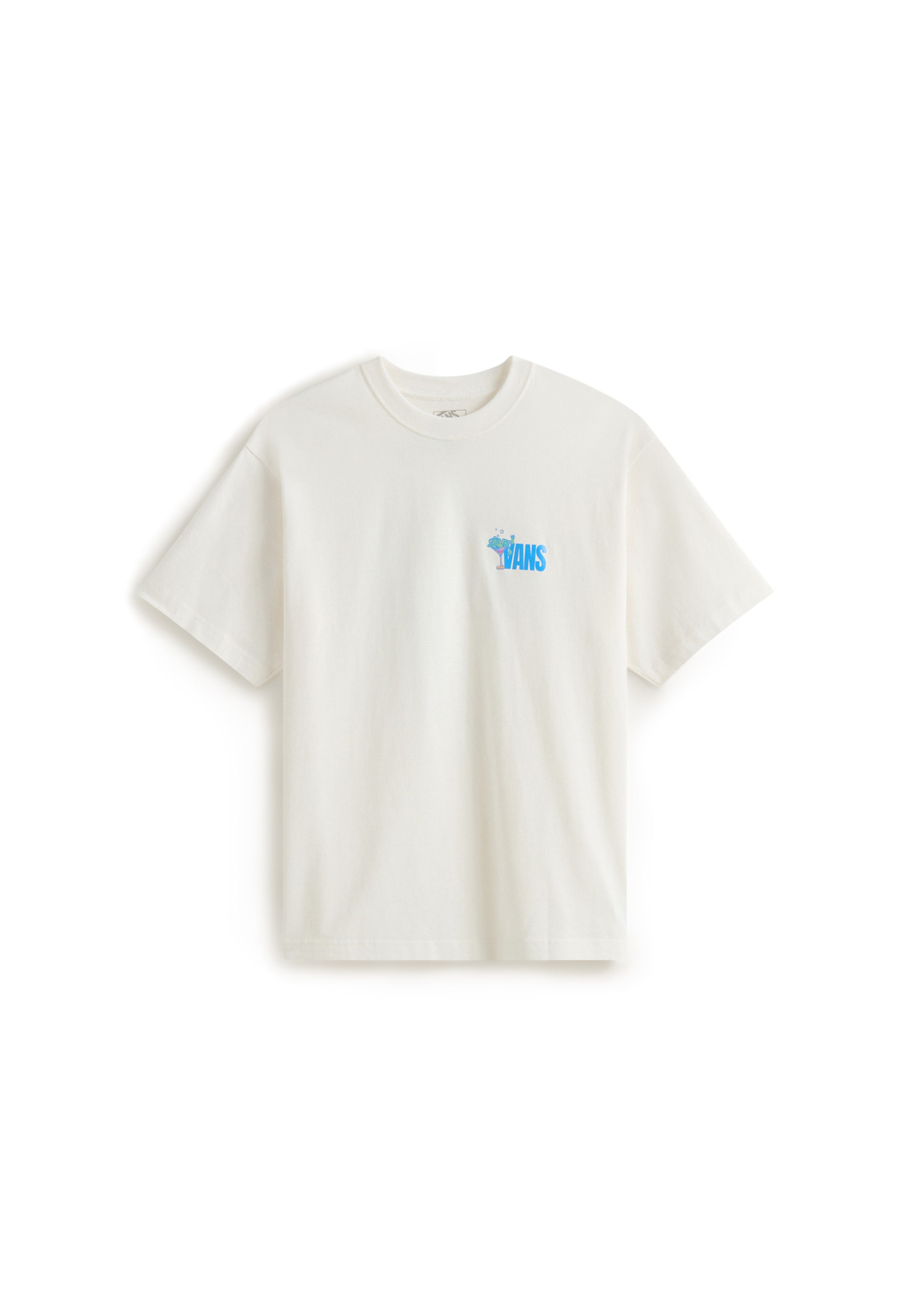 VANS Shirt 'Bar Hopper' in Wit: voorkant