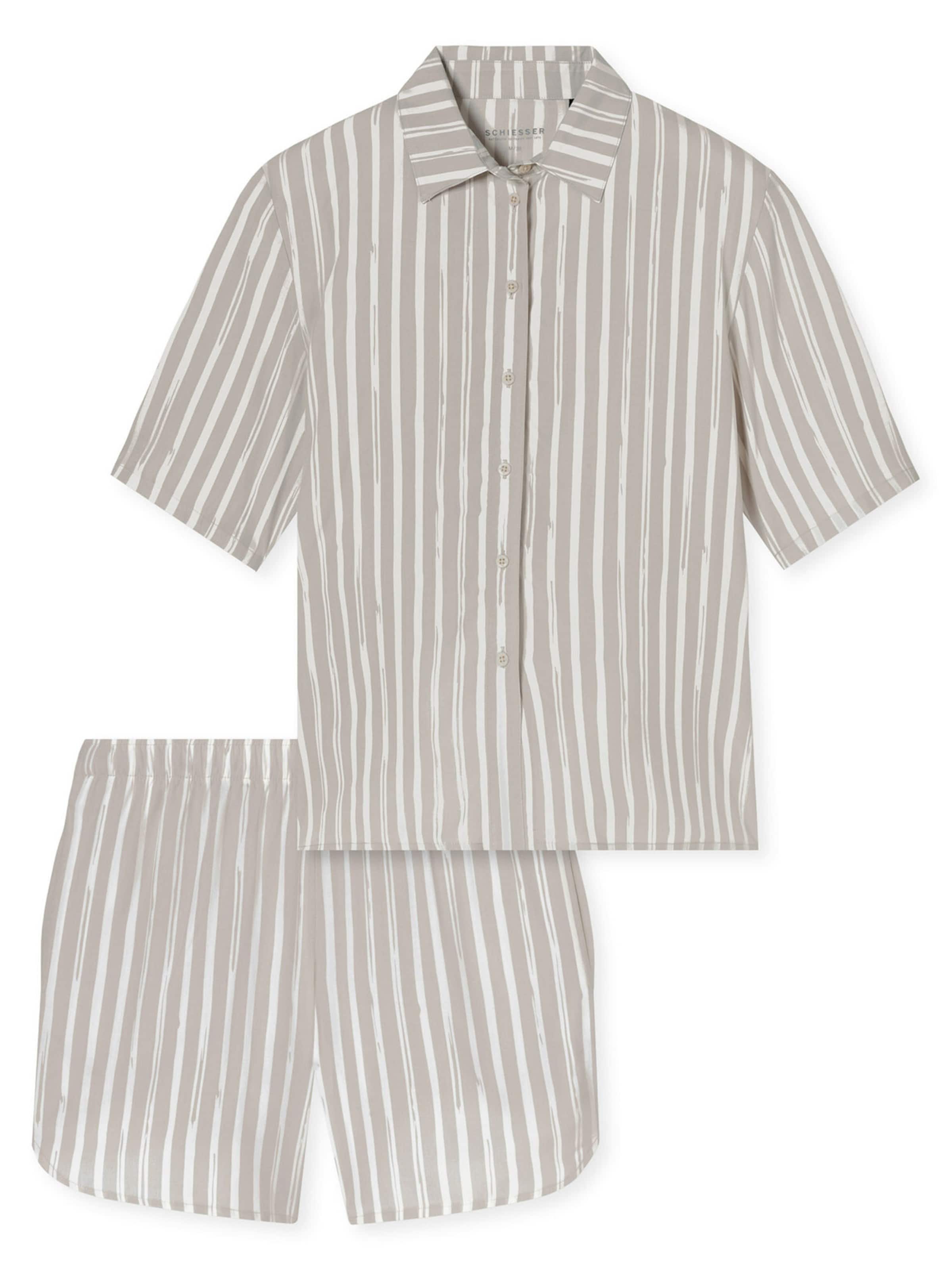 SCHIESSER Shorty 'Selected Premium 7/8' in Beige: Vorderseite