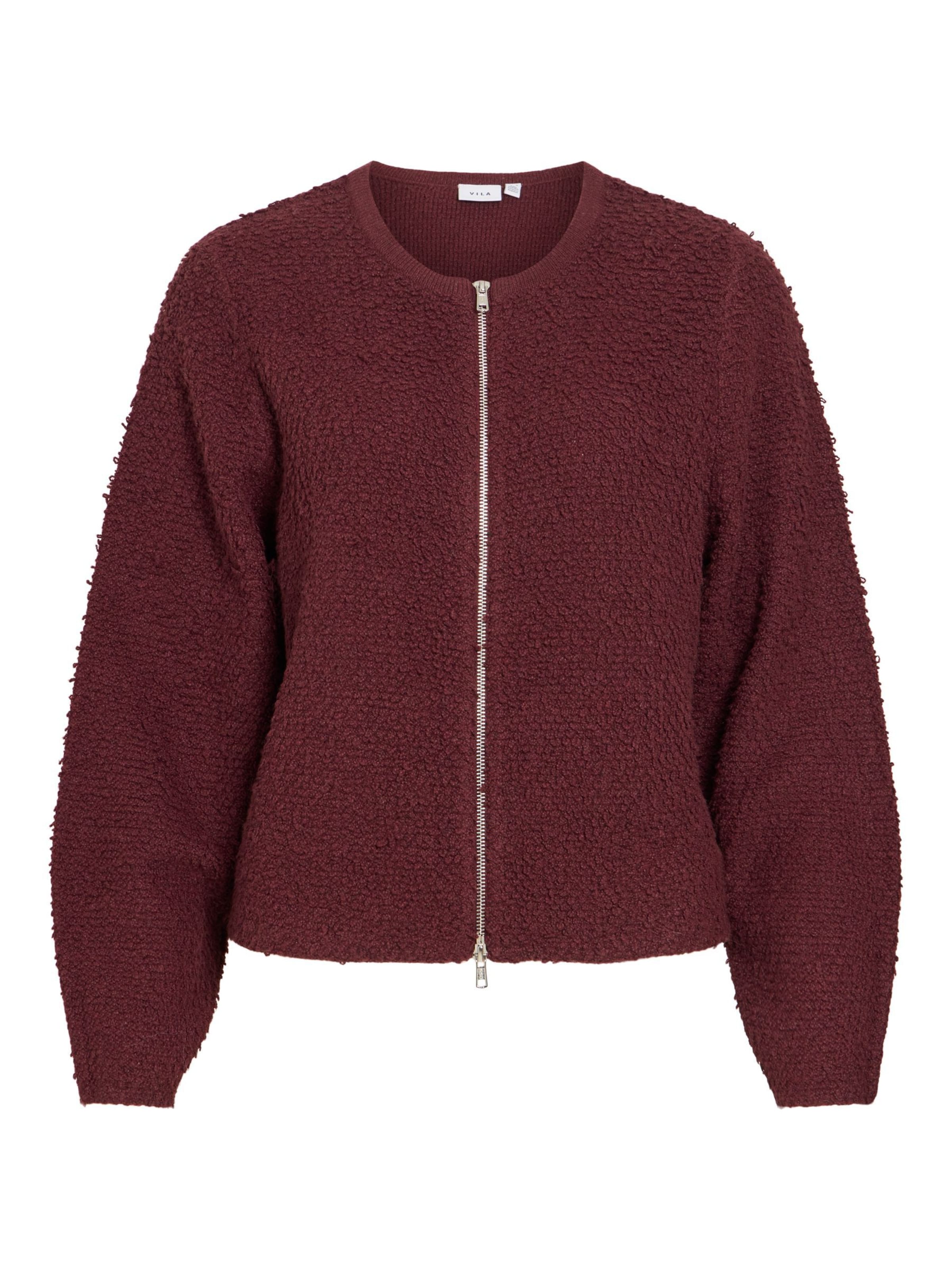 VILA Cardigan 'VIPaza' en M en lie de vin, Vue avec produit