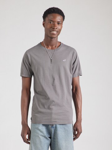 T-Shirt HOLLISTER en gris : devant