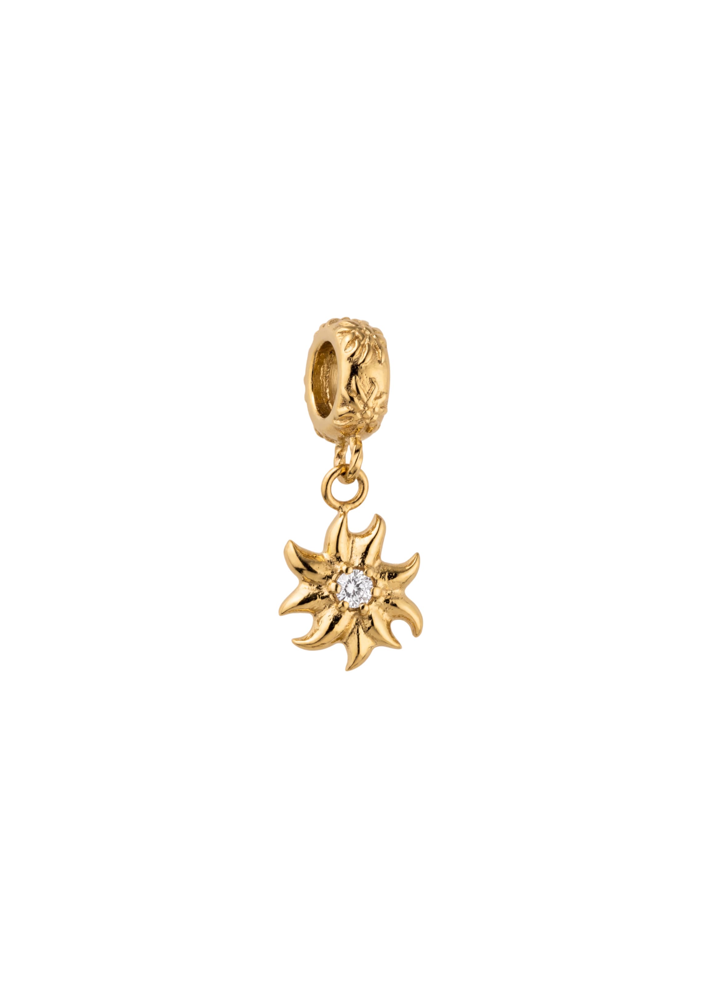 Pendentif 'Lei Edelweiß' PURELEI en or : devant