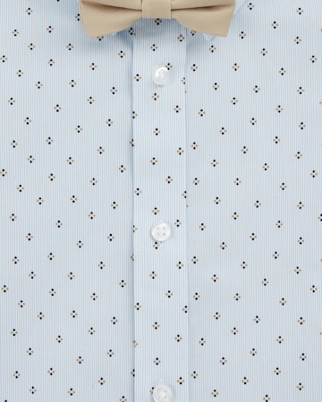 WE Fashion Slim fit Overhemd in Blauw
