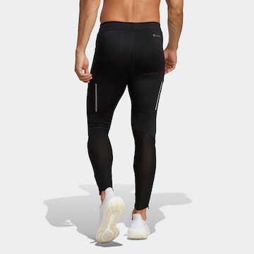 ADIDAS PERFORMANCE Skinny Παντελόνι φόρμας 'Saturday Long' σε μαύρο