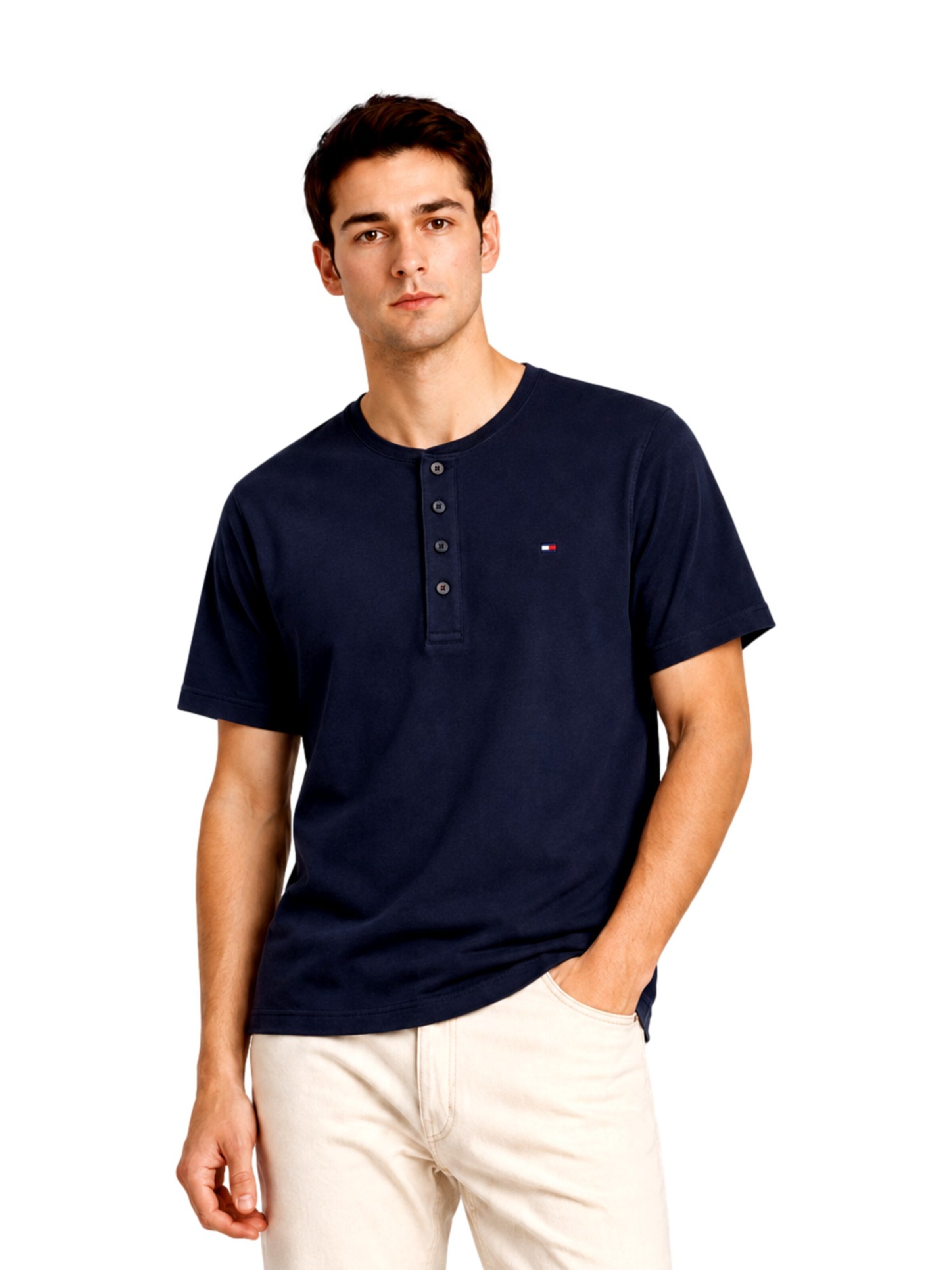 TOMMY HILFIGER T-Shirt in Blau: Vorderseite