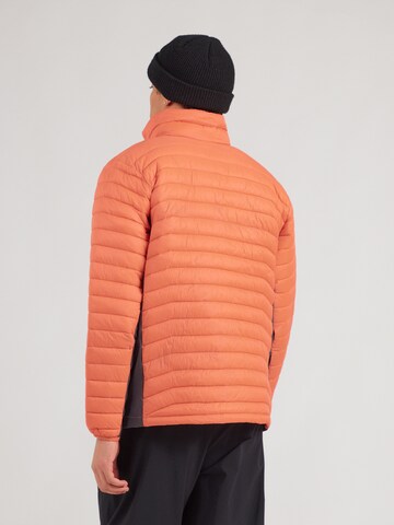 COLUMBIA Sports jacket 'Powder Pass' in Orange: back