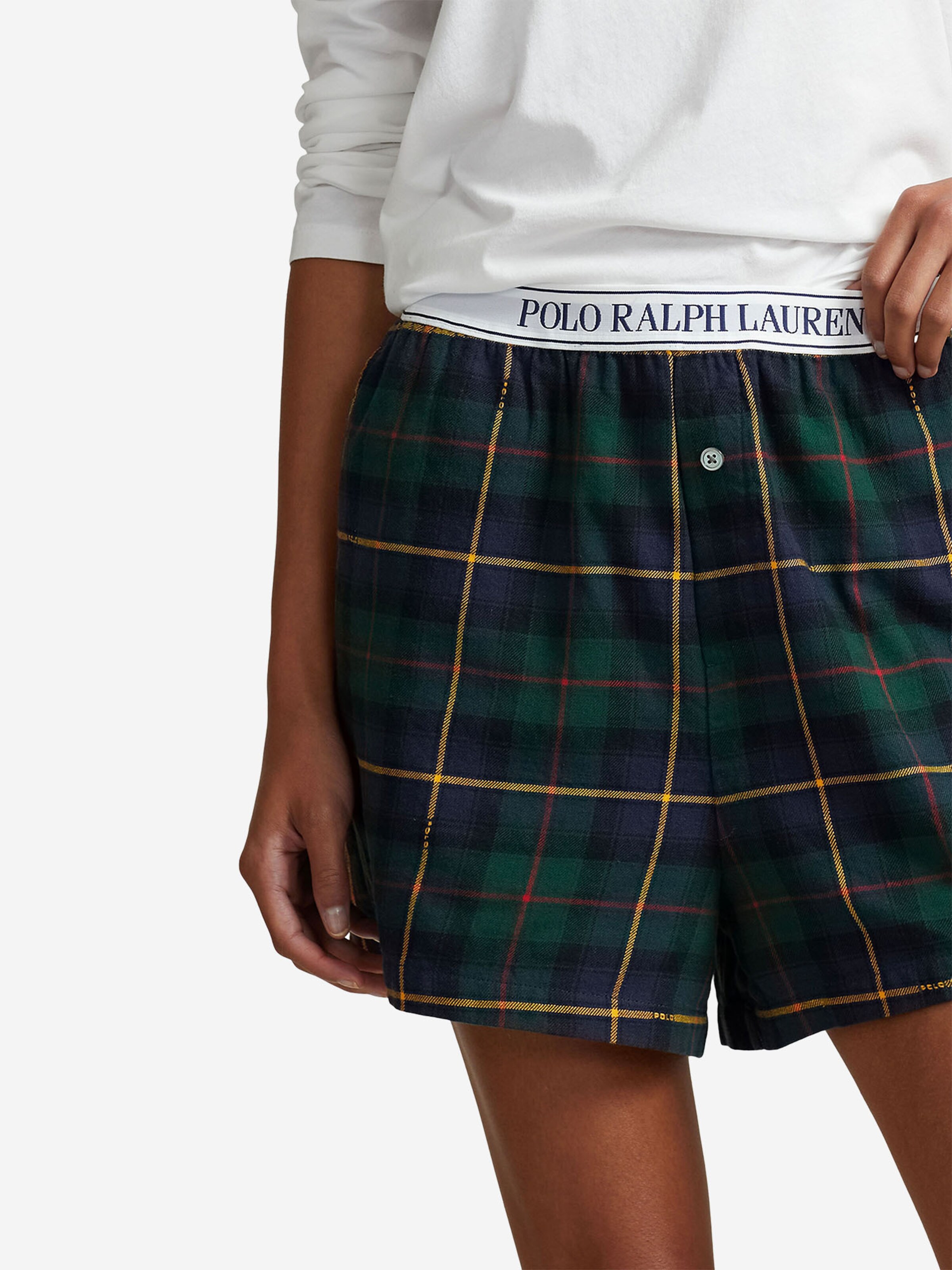 Pantalon de pyjama ' Cozy Flannel ' Polo Ralph Lauren en bleu