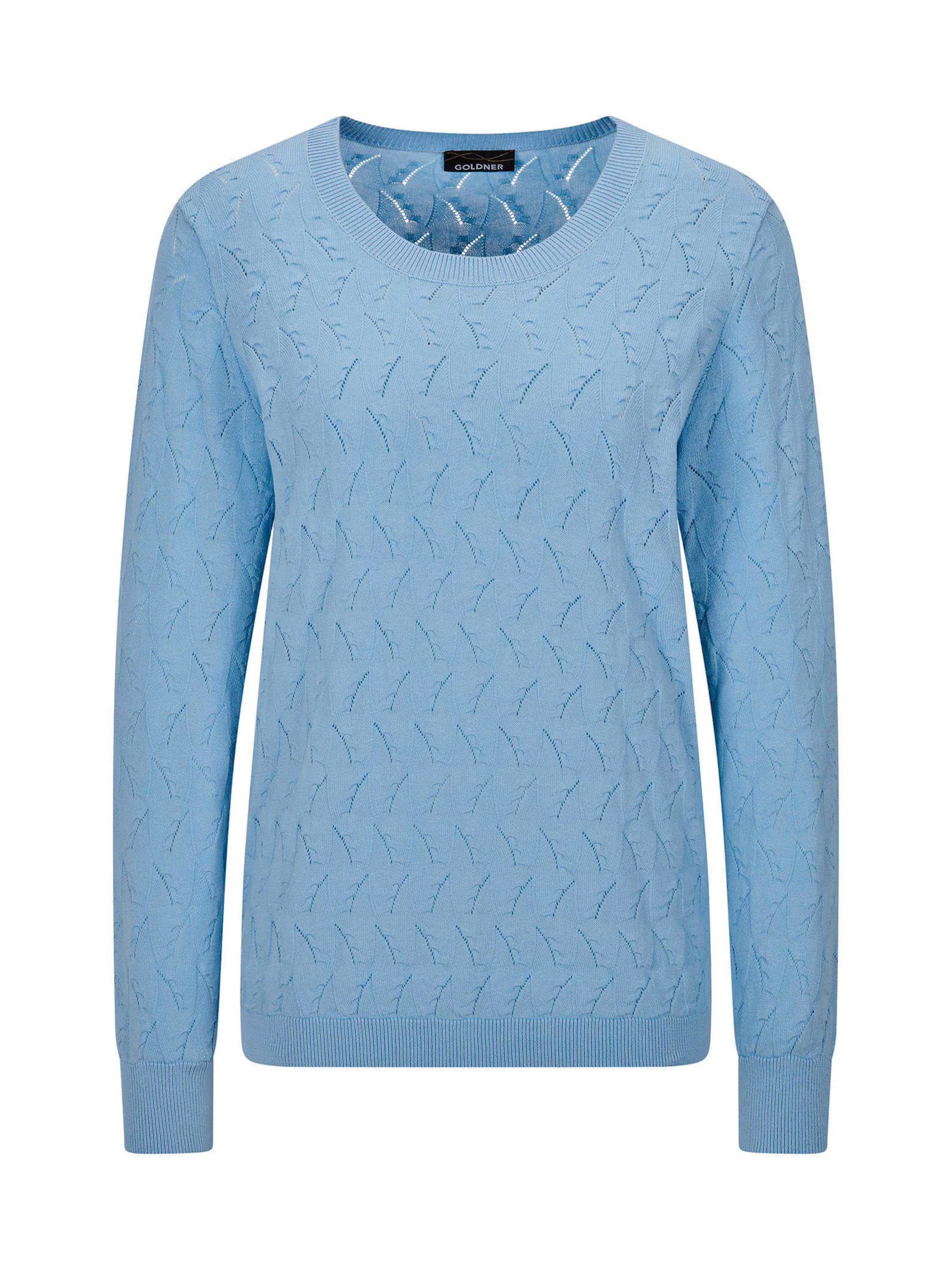 Goldner Pull-over en bleu clair, Vue avec produit