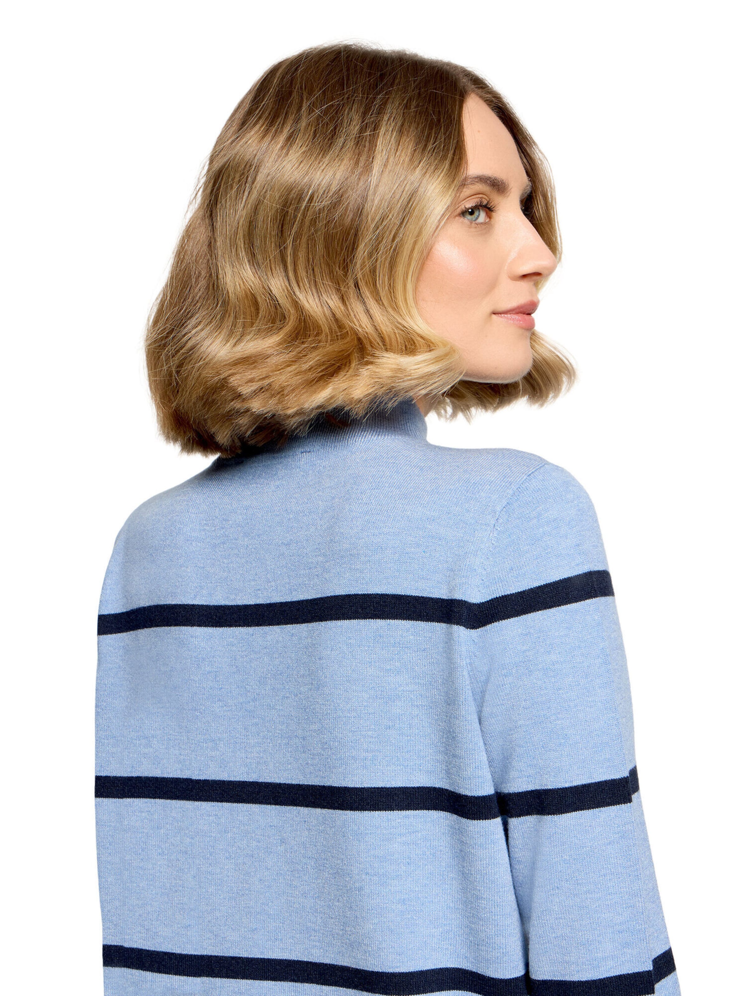 Betty Barclay Feinstrickpullover mit Stehkragen in Blau
