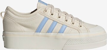 ADIDAS ORIGINALS Sneakers laag 'Nizza Platform' in Beige