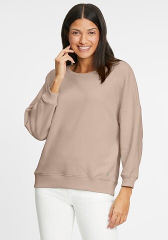 TAMARIS Sweatshirt in Beige: front