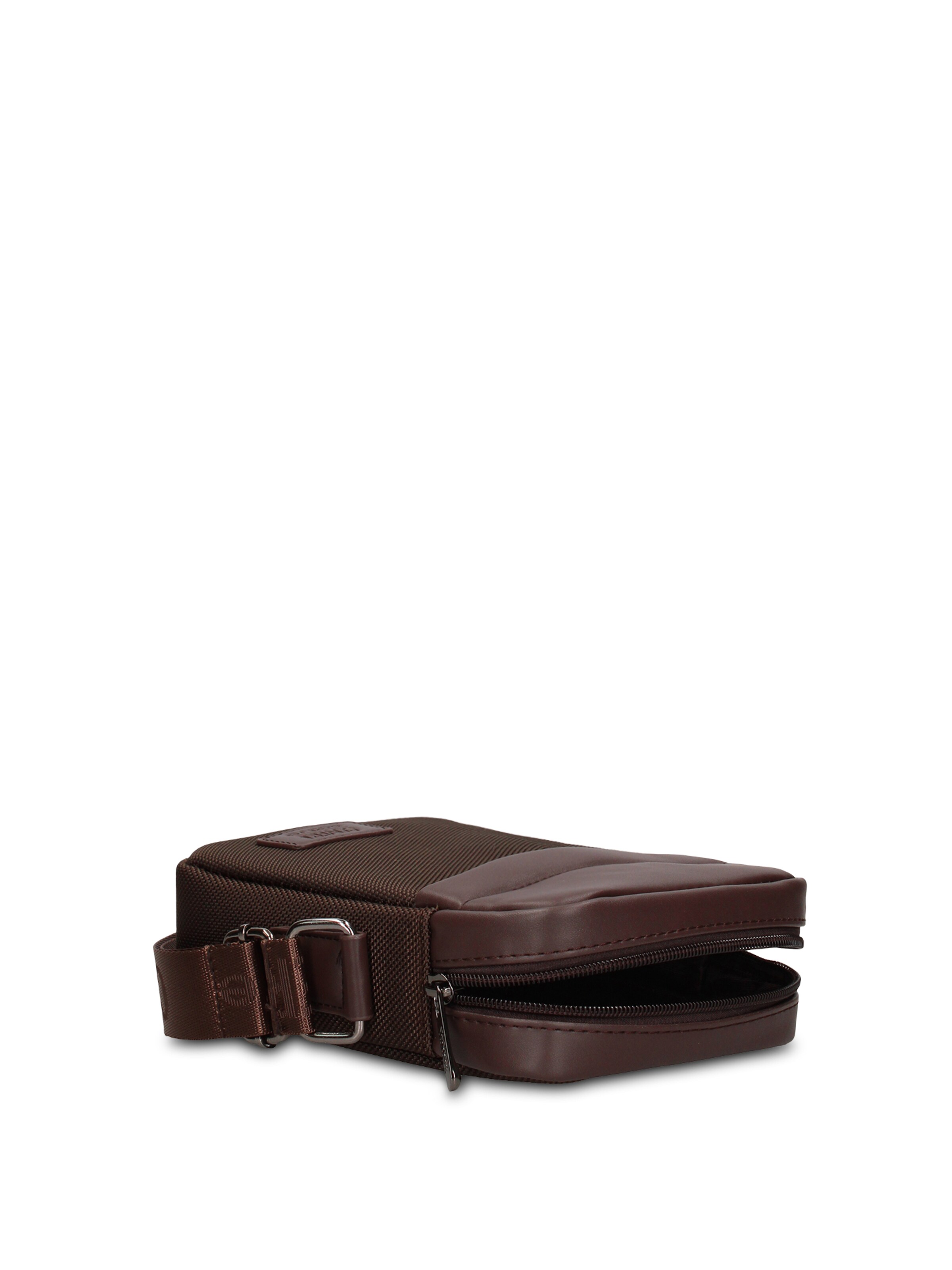 Borsa a tracolla 'Borsa a Tracolla Uomo Vegan Leather con Zip' di Coveri Collection in marrone