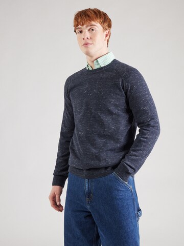 QS Pullover in Blau: Vorderseite