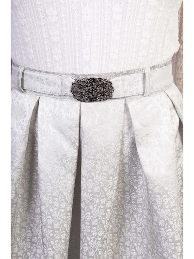 Trachtl Traditional skirt 'Trachtl Giselle Faltenrock mit Gürtel' in 38 in Light grey, Item view