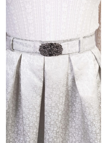 Trachtl Trachtenrock 'Giselle GrauWeiss'‌‌‌‌‌ in Grau