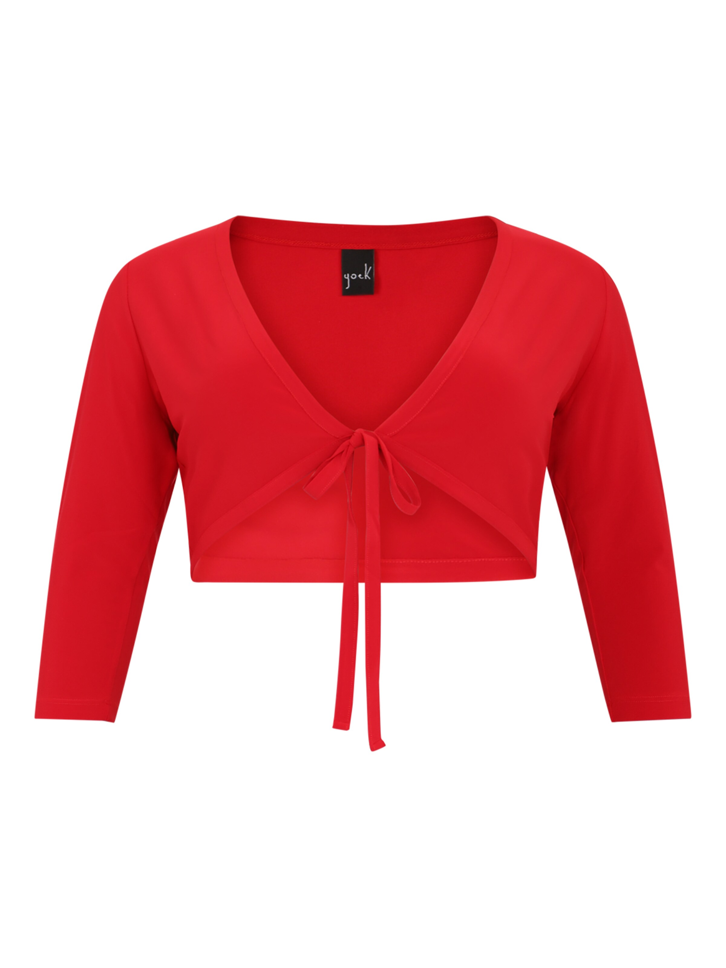 YOEK Bolero in Rood: voorkant
