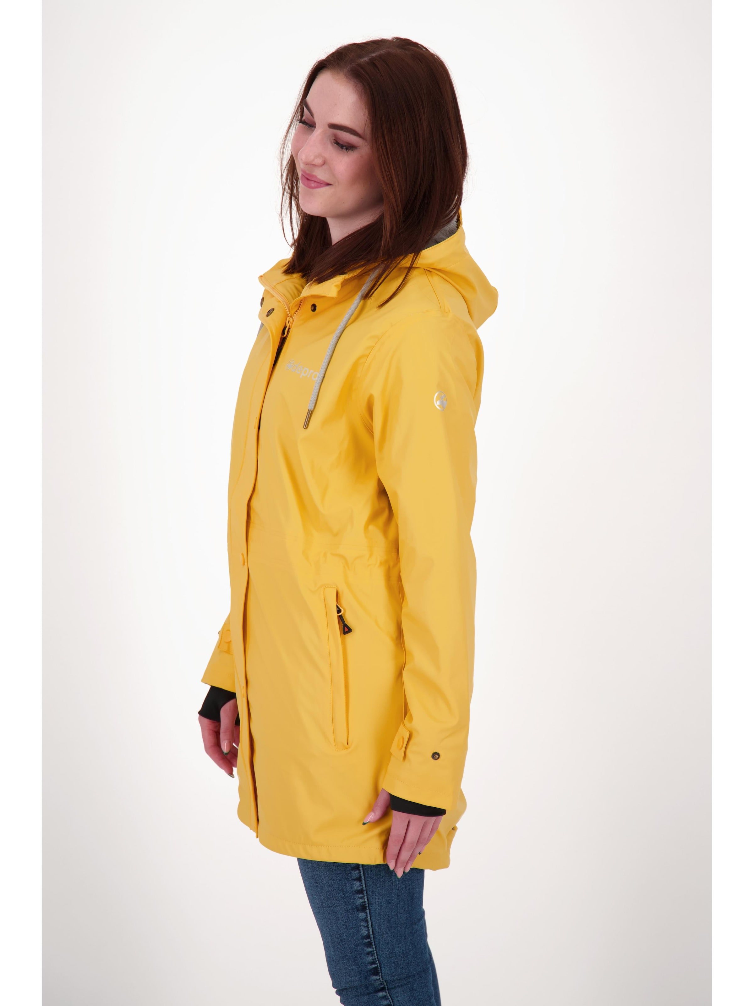 deproc Outdoorjacke 'Friesennerz ELLESMERE WMN'‌‌‌‌‌‌ in Gelb
