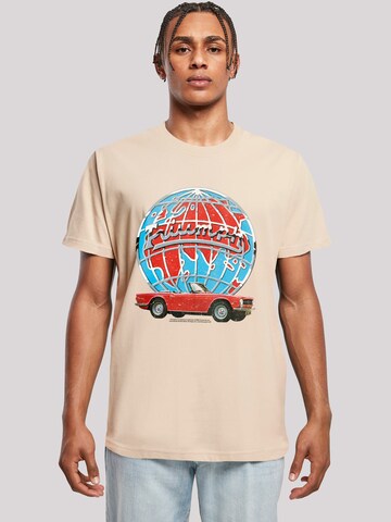 T-Shirt 'British Motor Heritage Triumph Sports Car 1970' F4NT4STIC en beige : devant