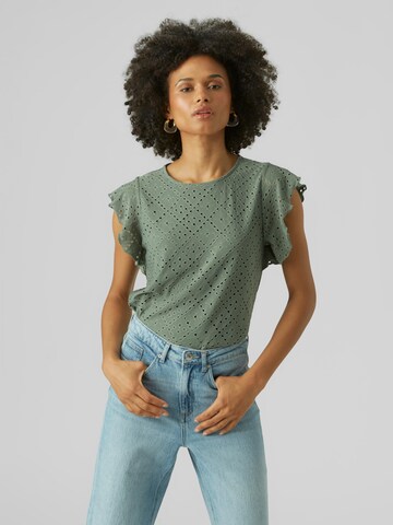 Camicia da donna 'TASSA' di VERO MODA in verde: frontale