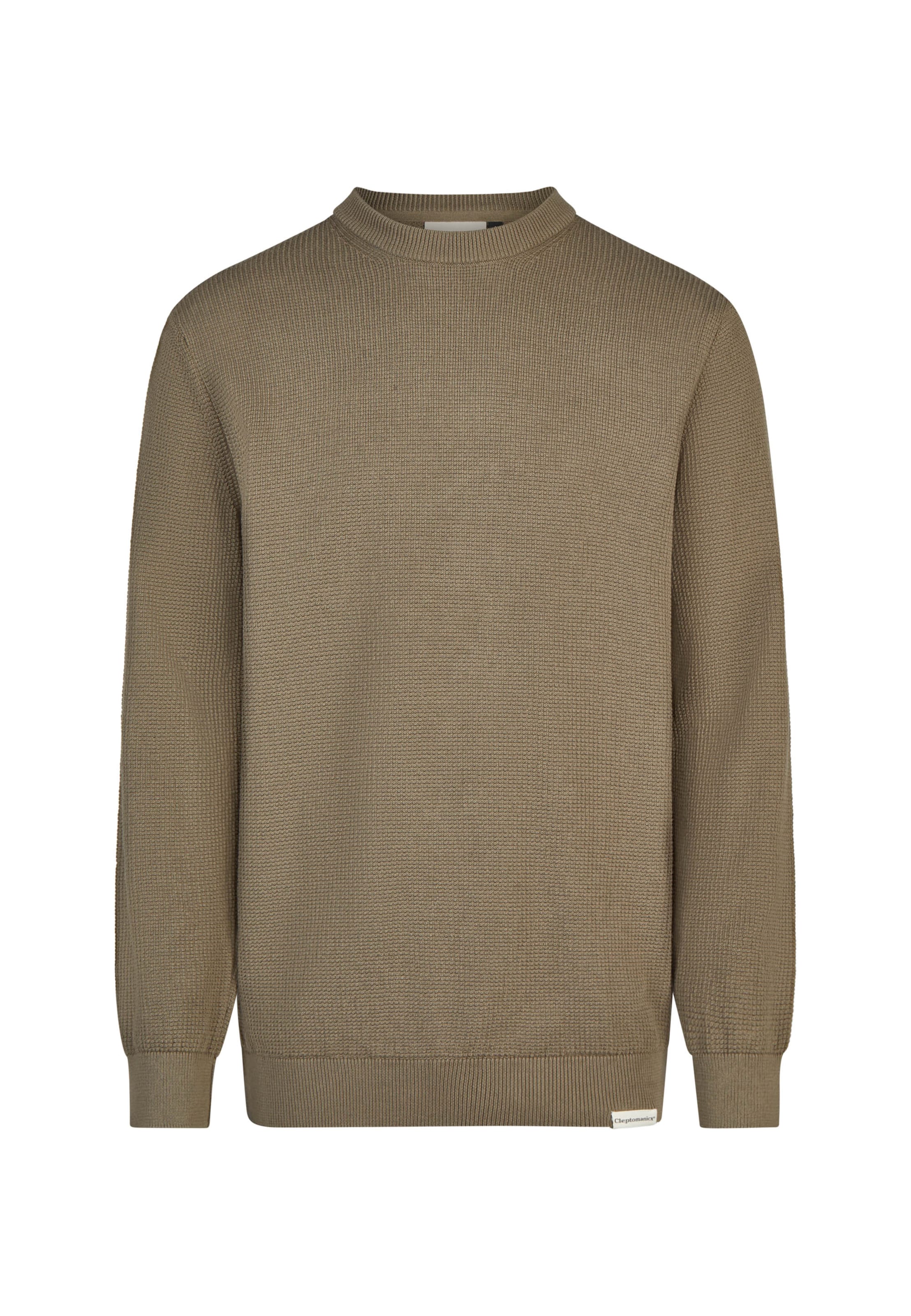 Cleptomanicx Sweater in Green: front