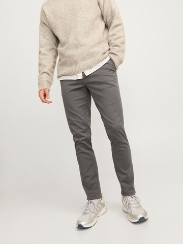 Slimfit Pantaloni chino 'JPSTMarco JJArthur' di JACK & JONES in grigio