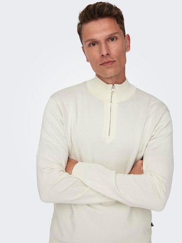 Only & Sons Свитер 'WYLER' в Белый