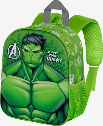 marvel Rucksack 'Hulk' in Grün: Vorderseite