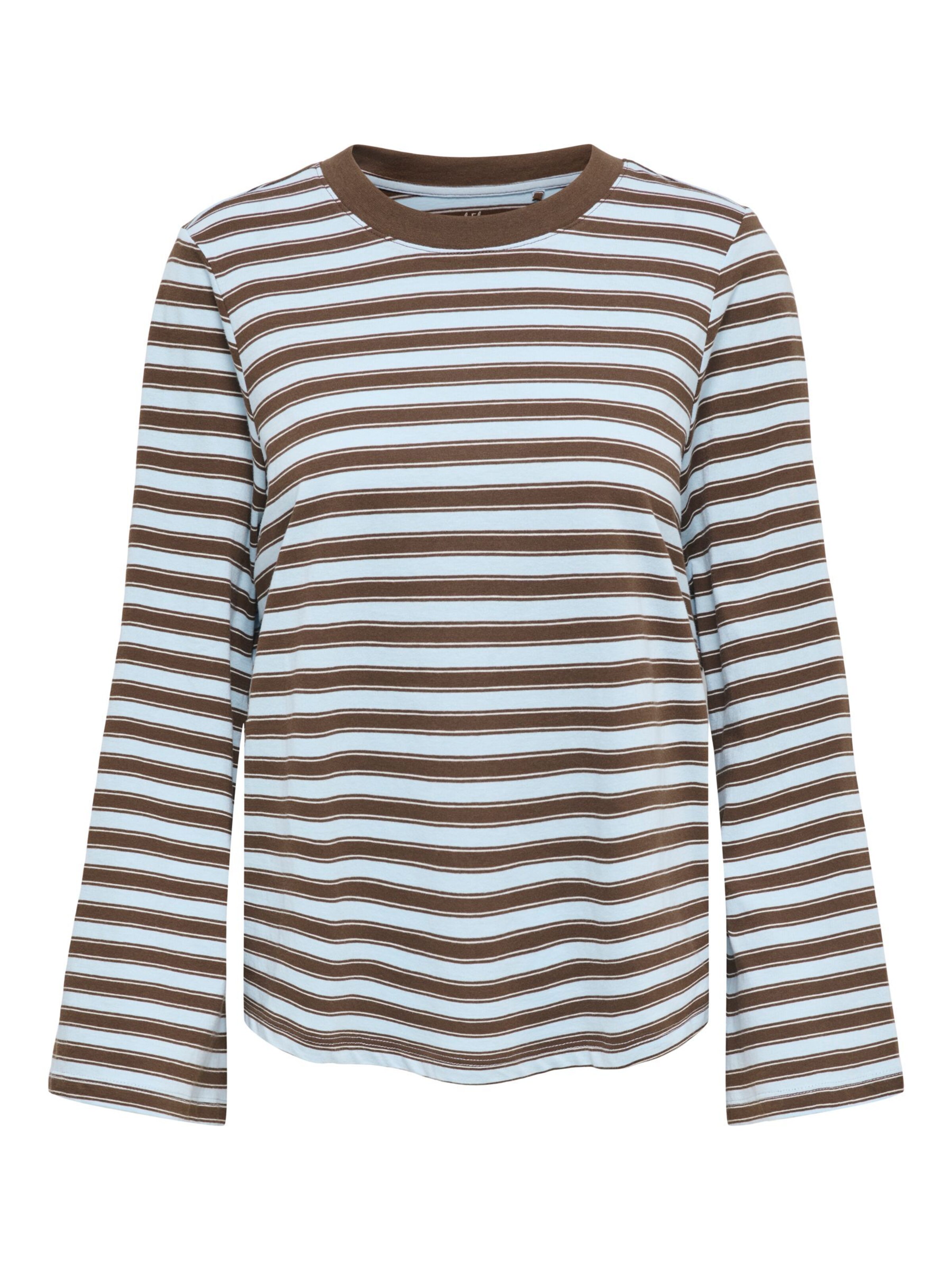 ONLY T-shirt 'ONLLuna' en XS en bleu clair / brun foncé, Vue avec produit