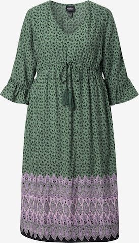 Ulla Popken Dress in Green: front