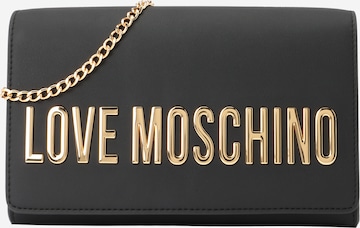 juoda Love Moschino Rankinė su ilgu dirželiu: priekis