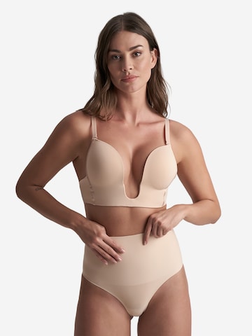 Bye Bra Shapingslip 'Waist Control Thong' in Beige