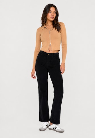 Regular Pantalon Elara en noir