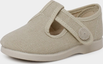 Pisamonas Lauflernschuh in Beige: Vorderseite