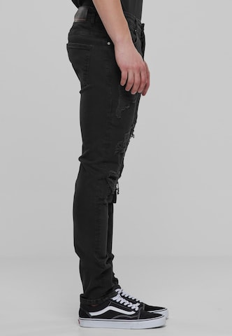 2Y Premium Slimfit Jeans in Zwart