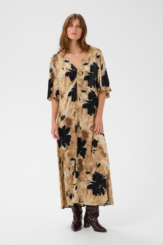 Robe 'SLRiyan' SOAKED IN LUXURY en beige : devant